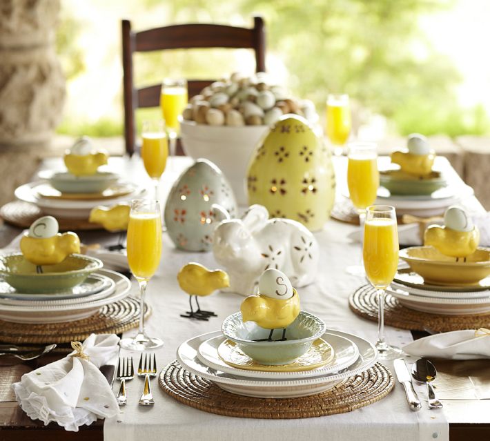 Wielkanocna aranżacja stołu
